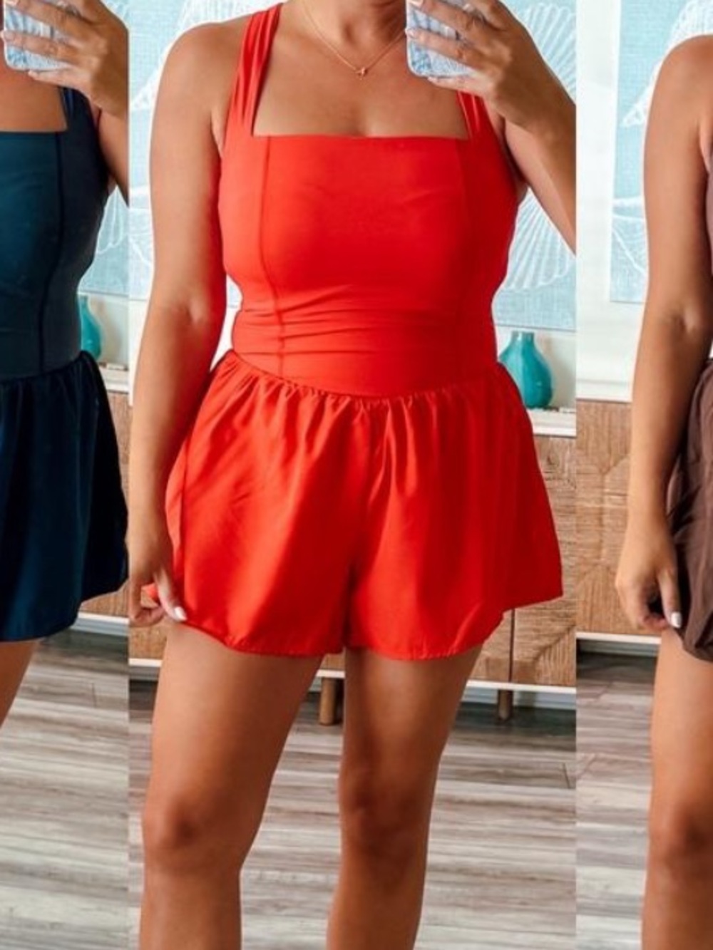 Active Romper - Red